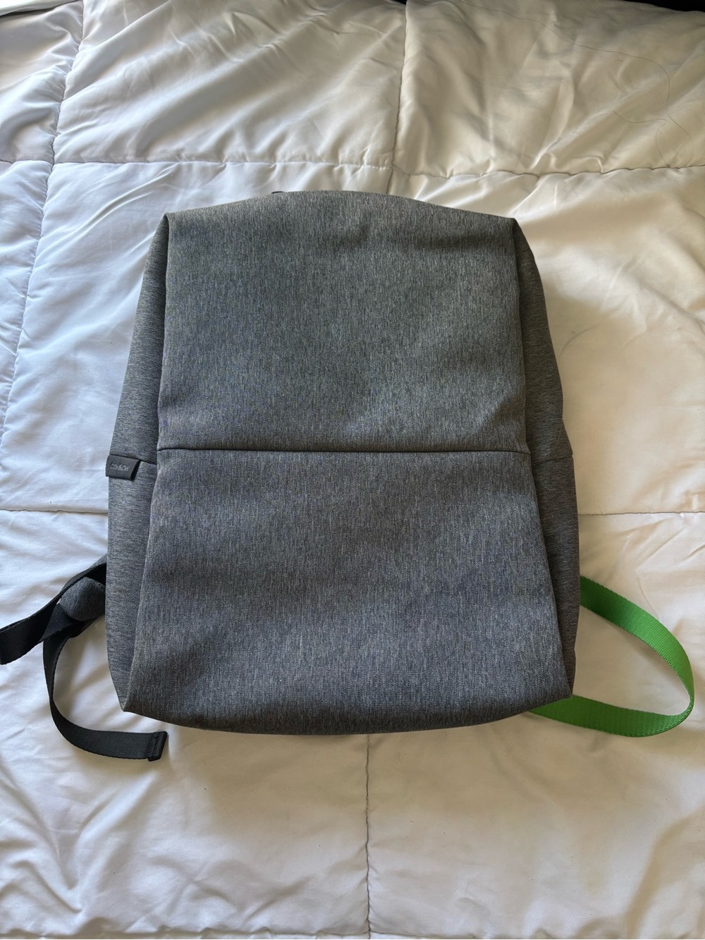 Côte&Ciel Gray Backpack Zip & Buckle Closure, Adjustable Strap, Evernote